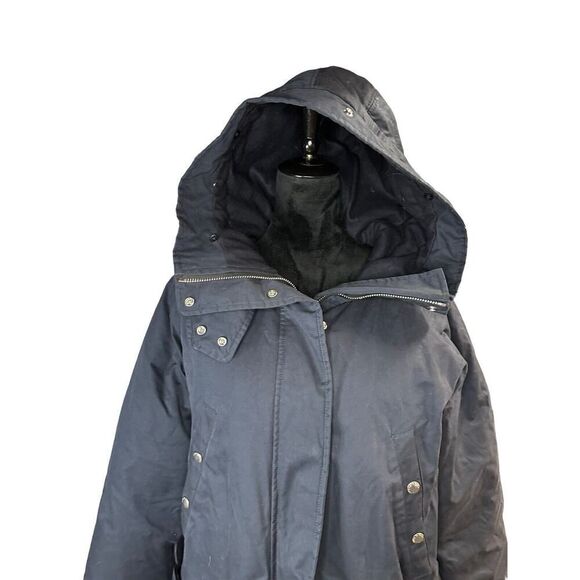 Rag & Bone Down Woman Black Oversized Jacket Parka Medium - Picture 6 of 16